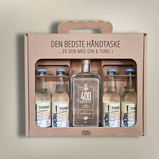400 Conigli Cardamom Gin Håndtaske med Sådan! Klassisk Tonic
