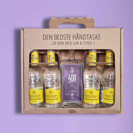 400 Conigli Lavender Gin Håndtaske med MG Tonica