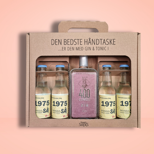 400 Conigli Peach Gin Håndtaske med SÅ 1975 Mango Tonic