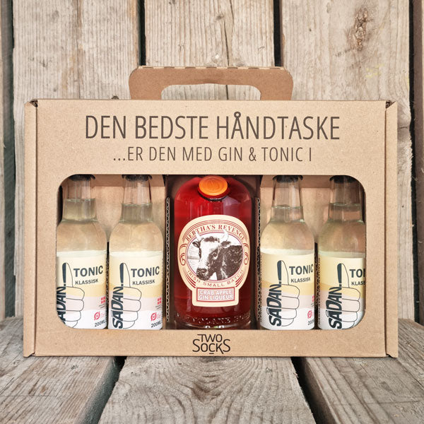 Bertha's Revenge Crab Apple Ginlikør Håndtaske med Sådan! Klassisk Tonic