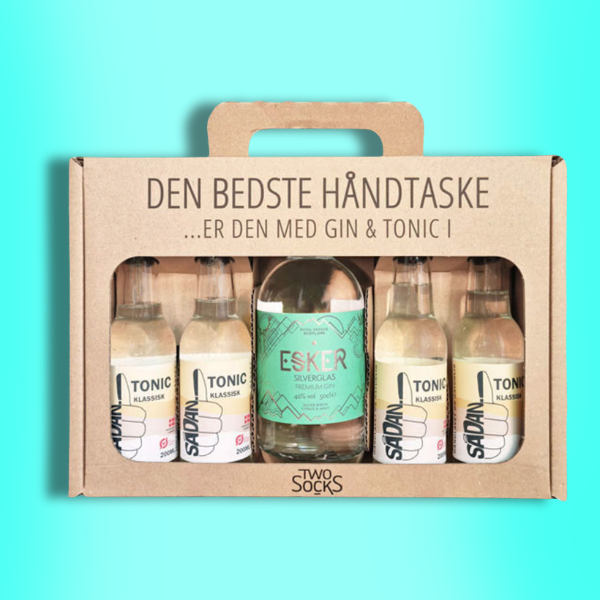 Esker Silverglass Gin Håndtaske med Sådan! Klassisk Tonic