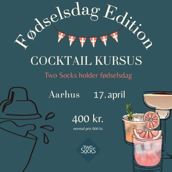 Fødselsdags Cocktail kursus | d. 17 april | Aarhus