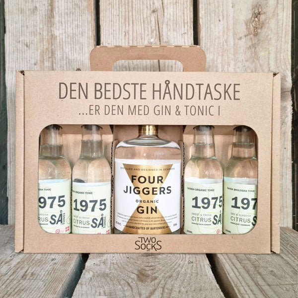 Four Jiggers Gin Håndtaske med SÅ 1975 Citrus Tonic