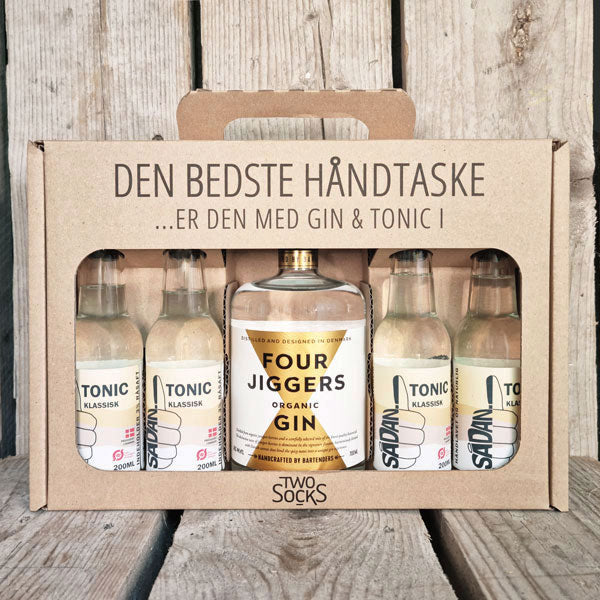 Four Jiggers Gin Håndtaske med Sådan! Klassisk Tonic