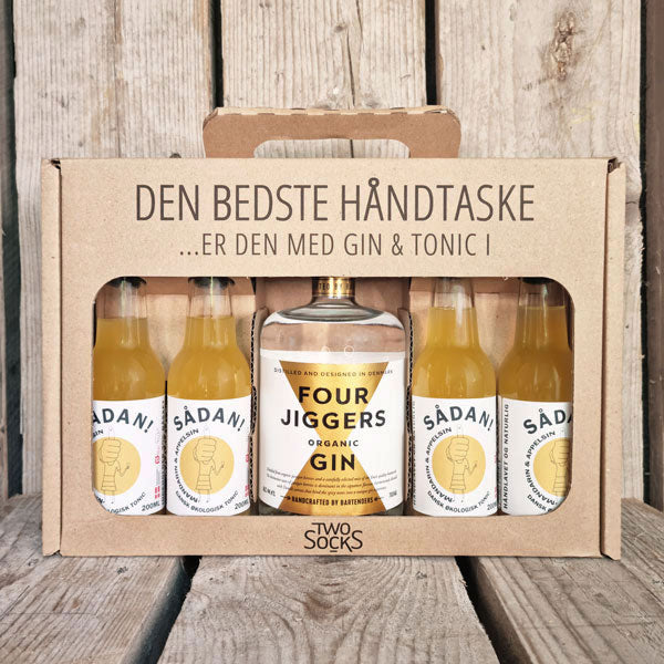 Four Jiggers Gin Håndtaske med Sådan! Mandarin & Appelsin Tonic