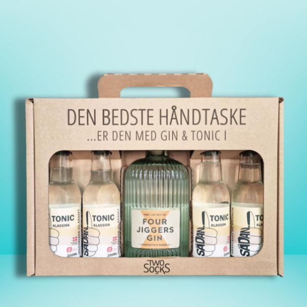 Four Jiggers Gin Håndtaske med Sådan! Klassisk Tonic