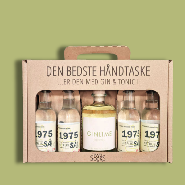 Four Jiggers Ginlime Håndtaske med 1975 Citrus Tonic