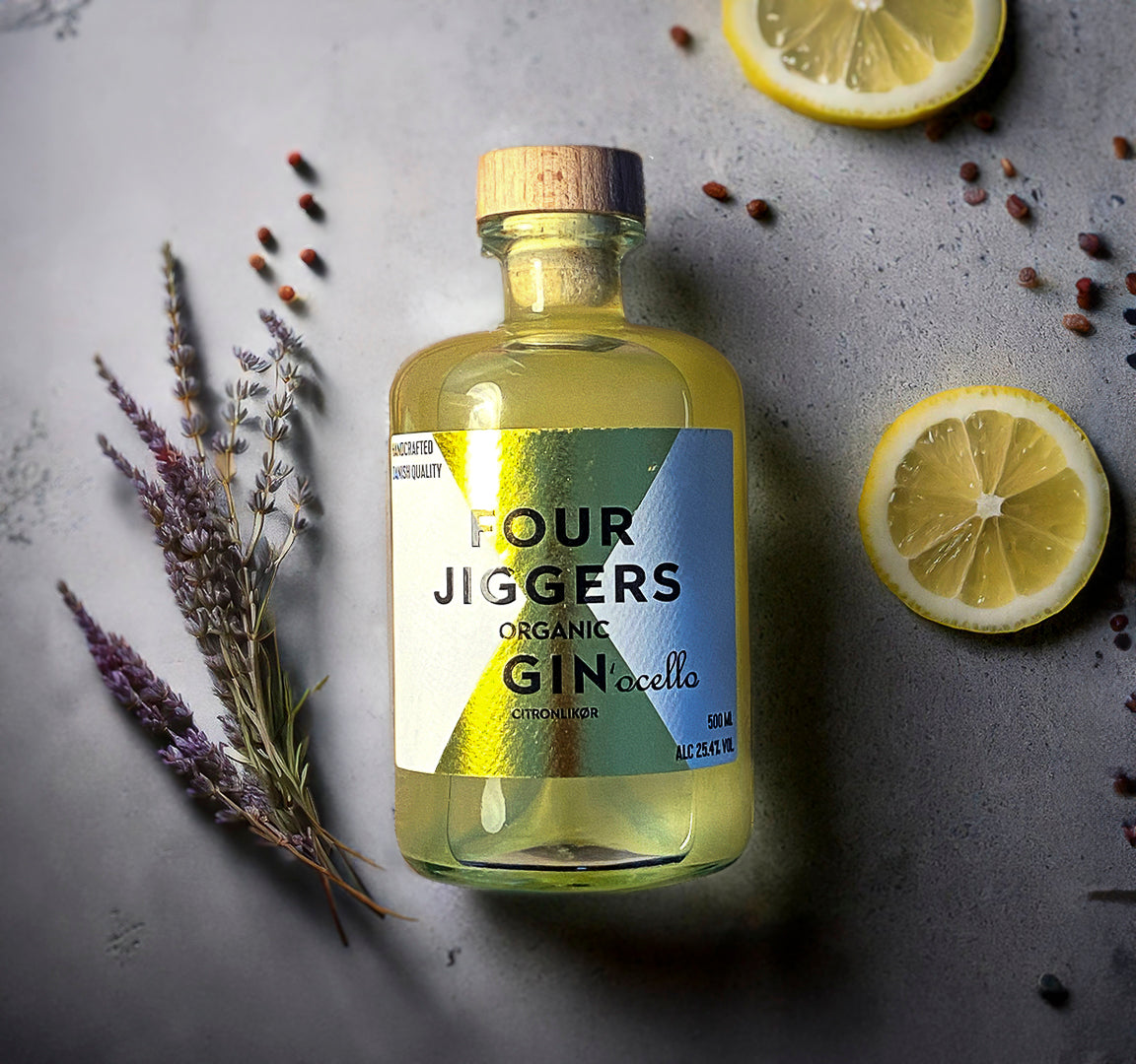 Four Jiggers Gin'ocello citronlikør