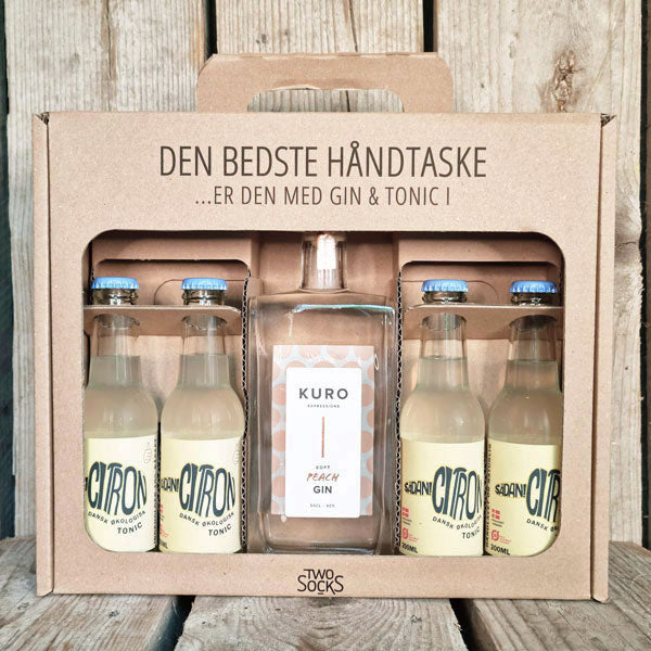 Kuro Soft Peach Gin Håndtaske med Sådan! Citron Tonic