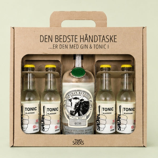 Bertha's Revenge Gin Håndtaske med Sådan! Klassisk Tonic