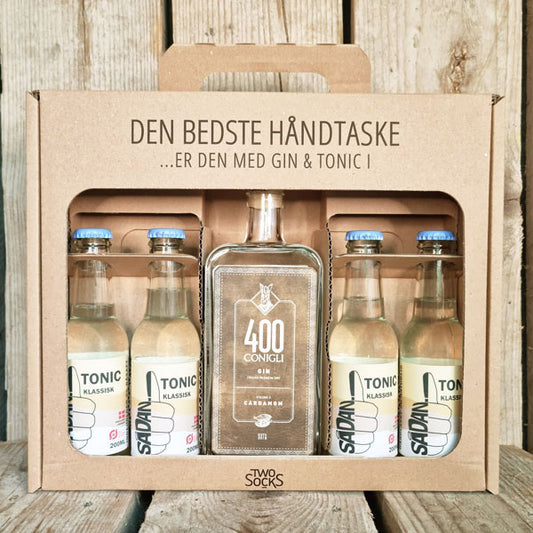 400 Conigli Cardamom Gin Håndtaske med Sådan! Klassisk Tonic