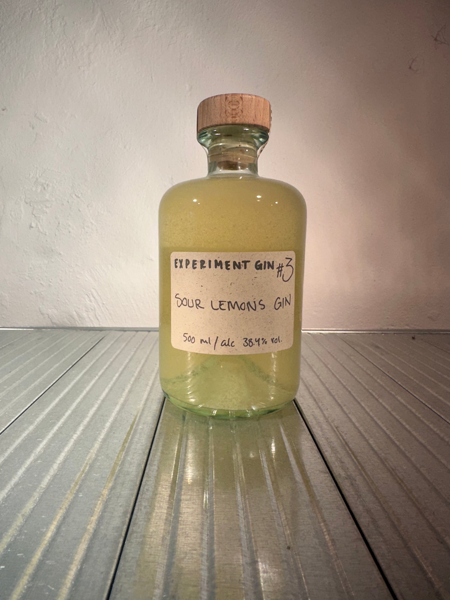 Experiment #3 Sour Lemons Gin