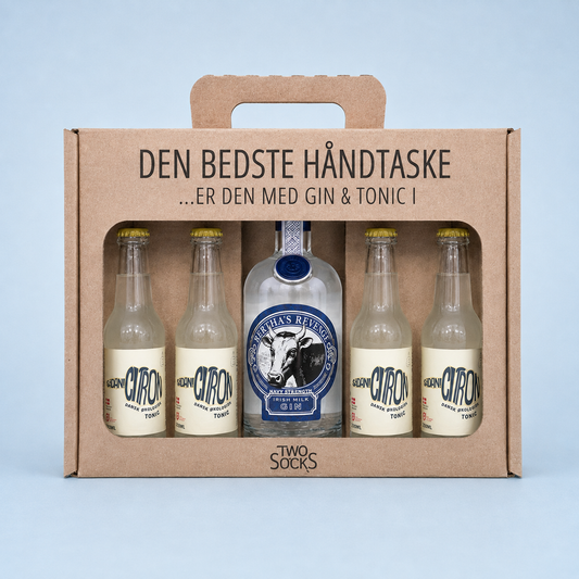 Bertha's Revenge Navy Strength Gin Håndtaske med Sådan! Citrus Tonic øko 200ml