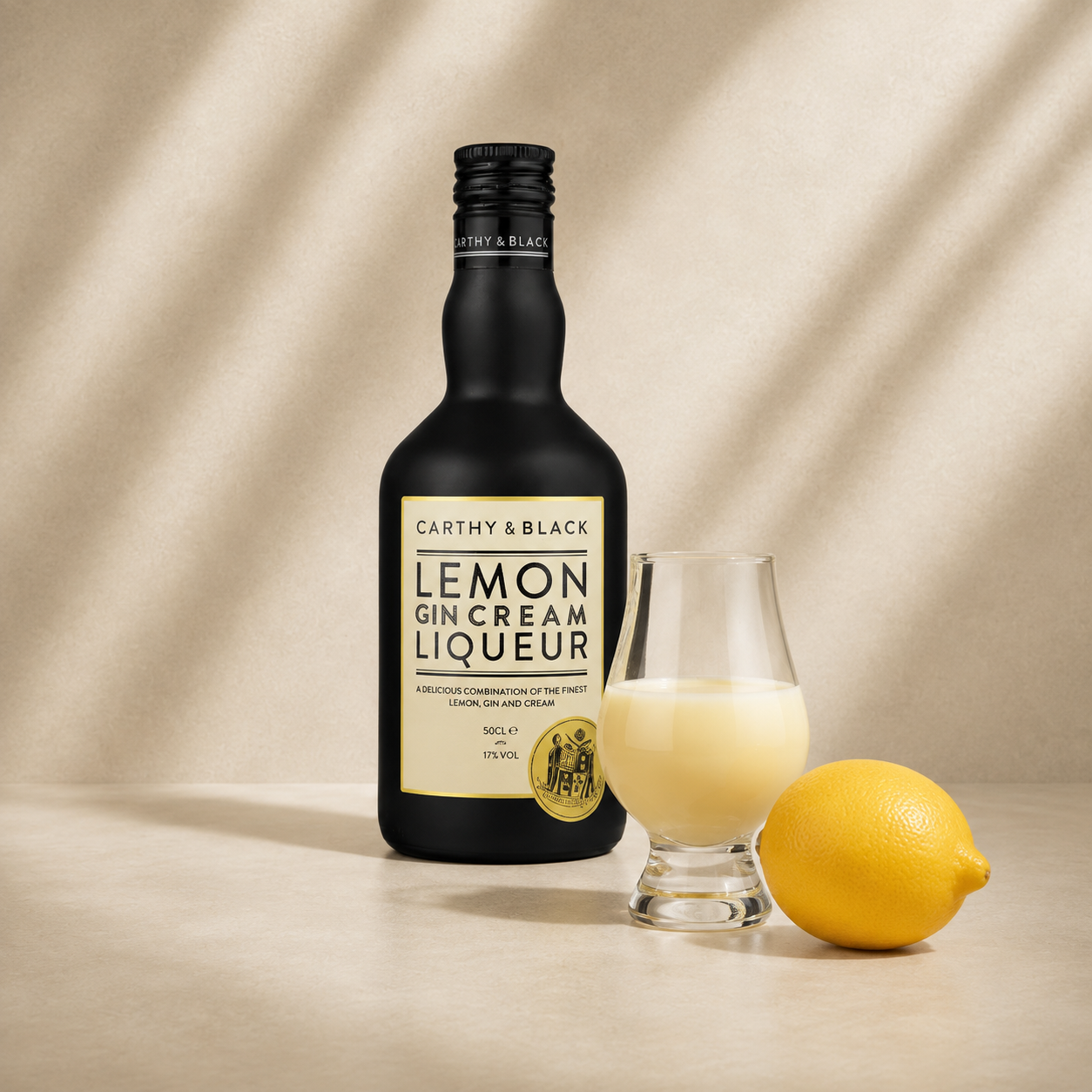 Carthy & Black Lemon Yorkshire Gin Cream Liqueur | 500ml