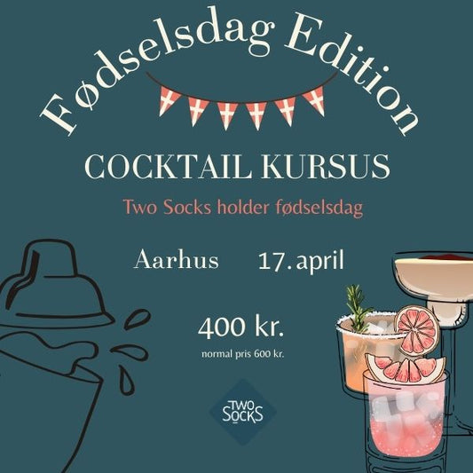 Fødselsdags Cocktail kursus | d. 17 april | Aarhus