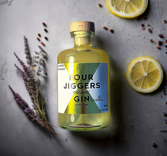Four Jiggers Gin'ocello citronlikør | 500ml