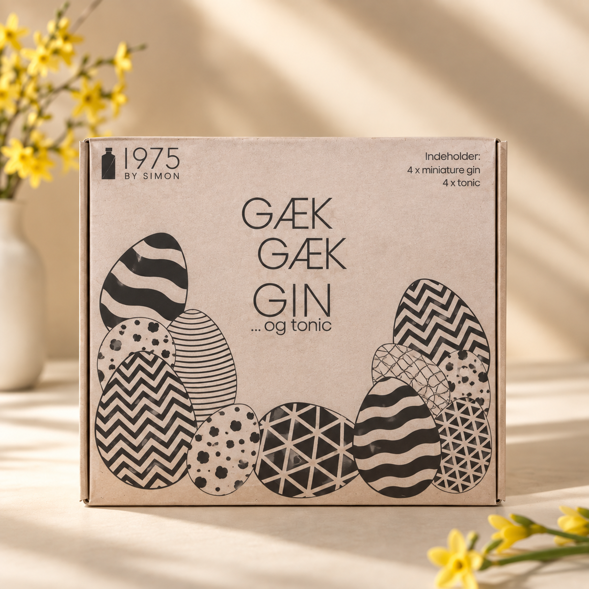 Gin &amp; Tonic Påskeæg – påskeæg til voksne med 4 Gin &amp; Tonics