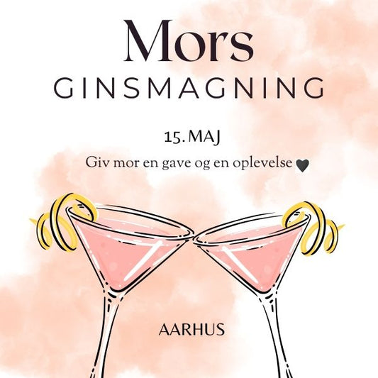 Mors Ginsmagning  En sanselig oplevelse | 15. maj | Aarhus