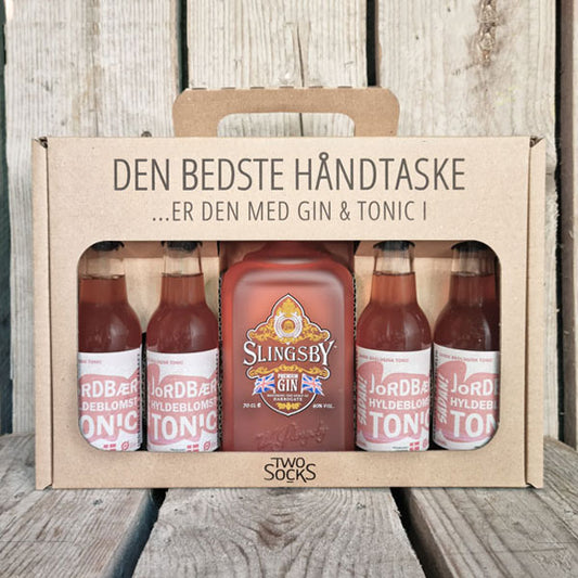Slingsby Marmalade Gin Håndtaske med Sådan! Jordbær Hyldeblomst Tonic