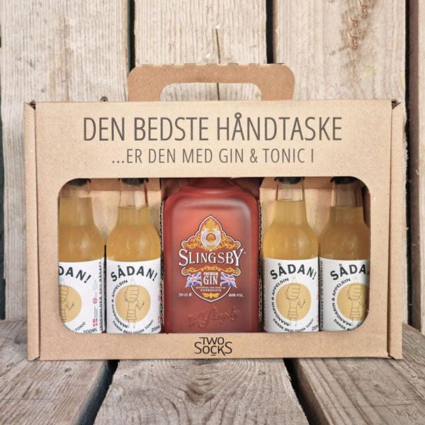 Slingsby Marmalade Gin Håndtaske med Sådan! Mandarin & Appelsin Tonic