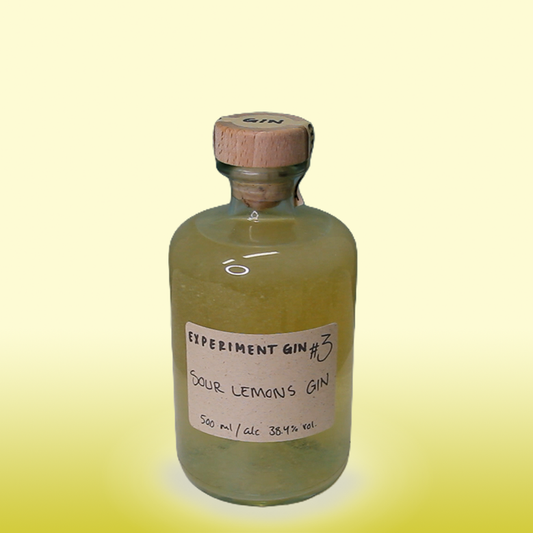 Experiment #3 Sour Lemons Gin