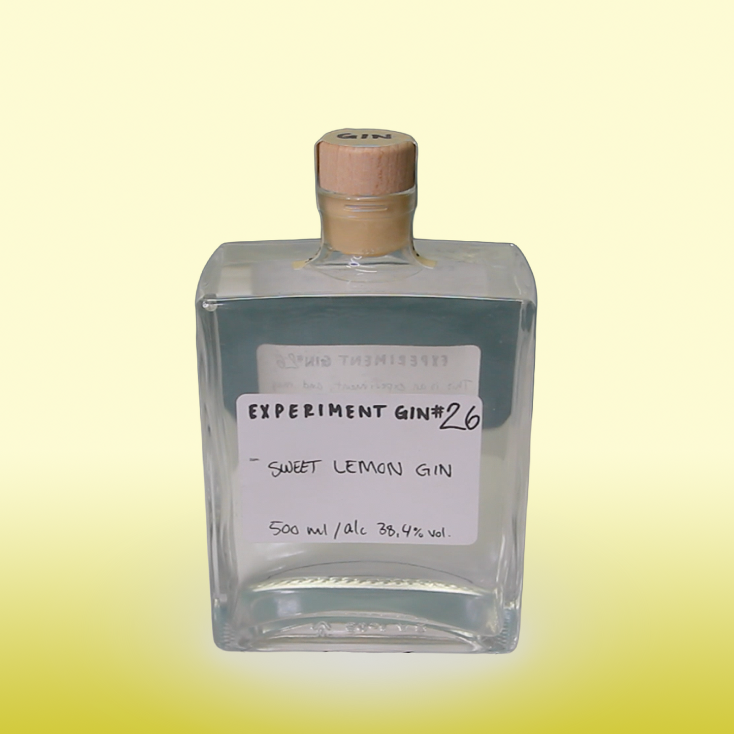 Experiment #26 Sweet Lemon Gin