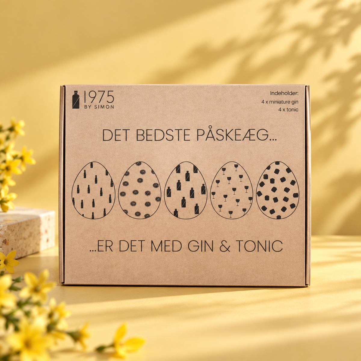 Gin &amp; Tonic Påskeæg – påskeæg til voksne med 4 Gin &amp; Tonics